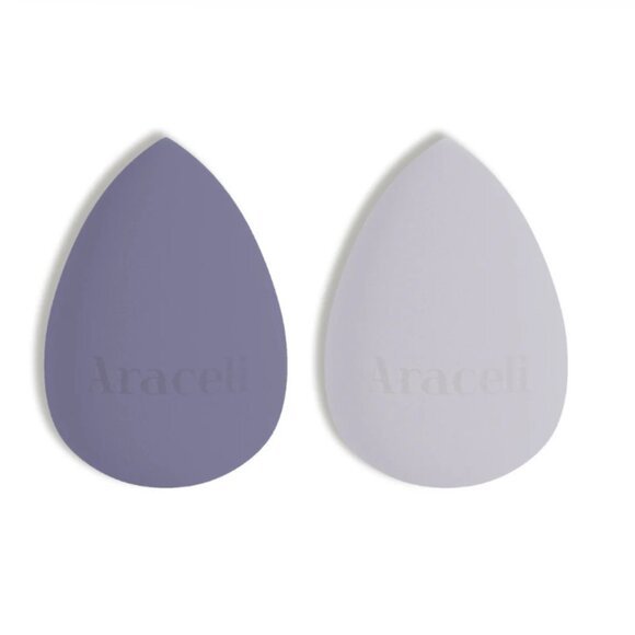 Araceli Beauty Bella Sponge Set Baby Blue and Purple 2 Pack - Picture 3 of 4
